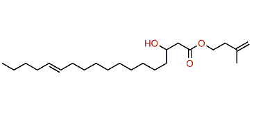 Isoprenyl 3-hydroxy-13-octadecenoate